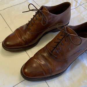 Cole Haan Brown Leather Cap Toe Oxford - Size 7